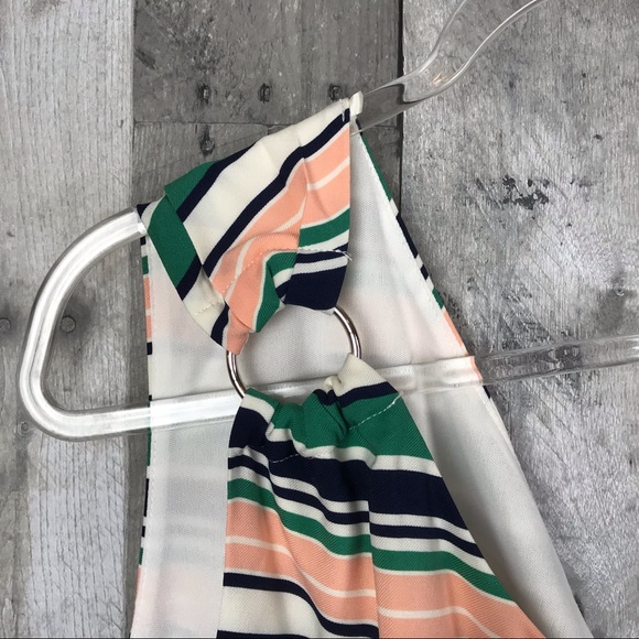 J.O.A Los Angeles Striped One Shoulder Dress Small - Picture 3 of 8